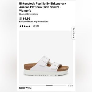 Birkenstock Papillo Arizona Platform Slide